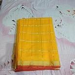 Buy Kvsfab Women's Banarasi Cotton Silk Saree With Blouse Piece ...