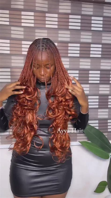 French Curls Braids in the color 350. in 2024 | Hair styles, Cool braid ...