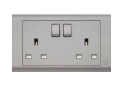 Dual Earth terminal Switchsocket With Neon | Switched Sockets & Modules ...