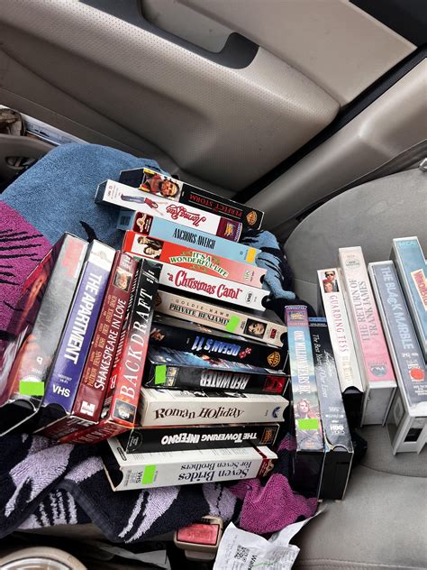 Somebody sedate me! $10 thrift haul : r/VHS