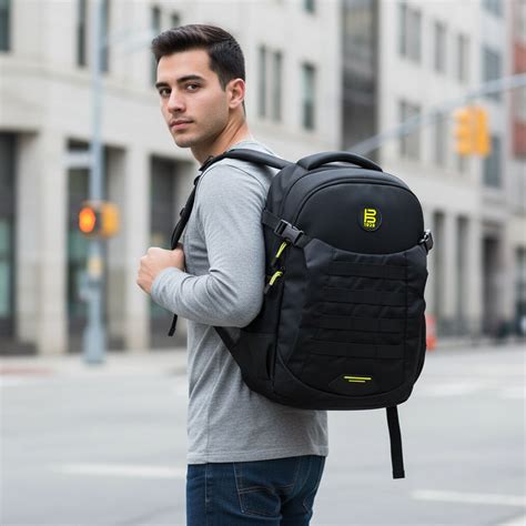 BAGATT Black Bagpack