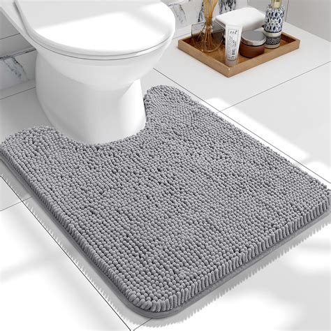Amazon.com: OLANLY Toilet Rugs U-Shaped 24x20, Extra Soft Absorbent ...