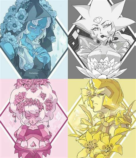 Diamonds 💕| Art by: https://instagram.com/ninfadora7 | Steven Universe ...