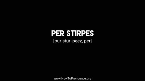 How to Pronounce "per stirpes" on Vimeo
