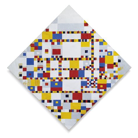 New York City (1941-42) by Piet Mondrian - Artchive