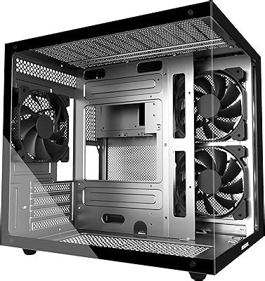 MOROVOL MATX PC Case,270° Panoramic Tempered Glass Panel India | Ubuy