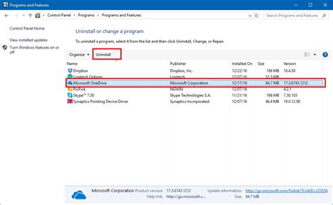Uninstall OneDrive App 的图像结果