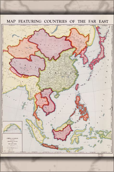 Map Of China Japan And Philippines