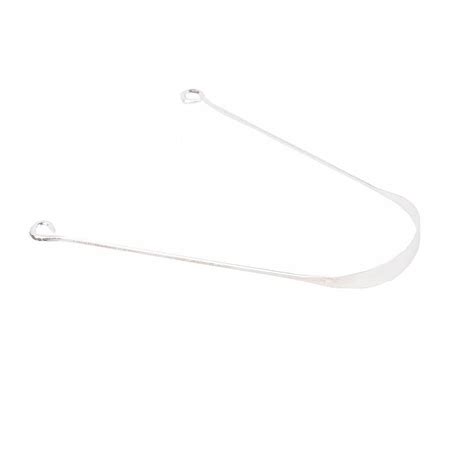 Silver Tongue Cleaner for Effective Bacteria & Plaque Removal