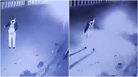 Caught On Camera: Youth Asking For Lift Hit By Speeding Bike Outside ...