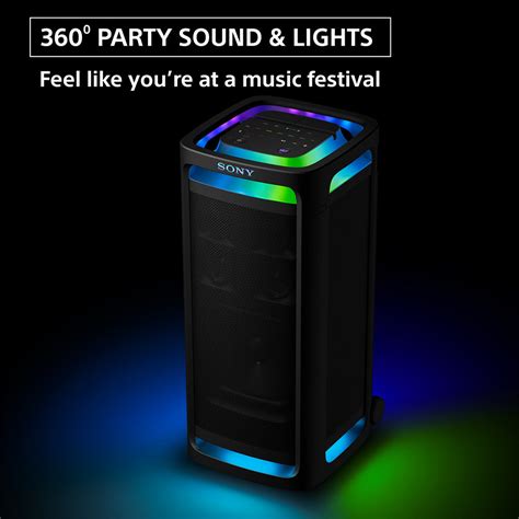 Sony SRS-ULT900 - ULT TOWER 9 Party Speaker with 360° Party Sound & Light