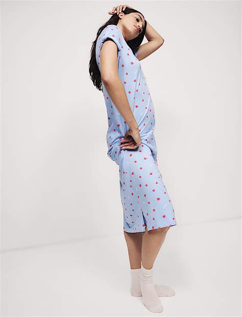 Buy Cotton Modal Kiss Nightdress at Marks & Spencer