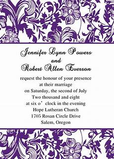 White And Purple Wedding Invitations by Basic Wedding Invitation Wording White And Purple Wedding Invitations