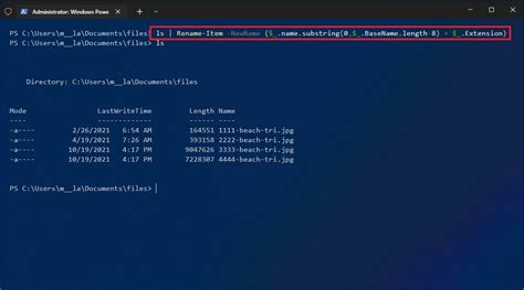 Image result for Windows PowerShell Rename Multiple Files
