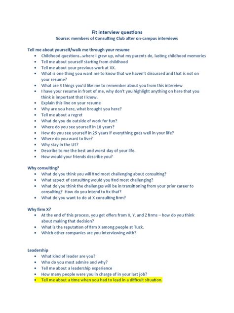 Image result for Consultant Interview Questions