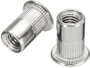 VP INDUSTRIES Nut M6 x15 mm Blind Rivet Nut Insert Nutsert Threads (Pcs ...