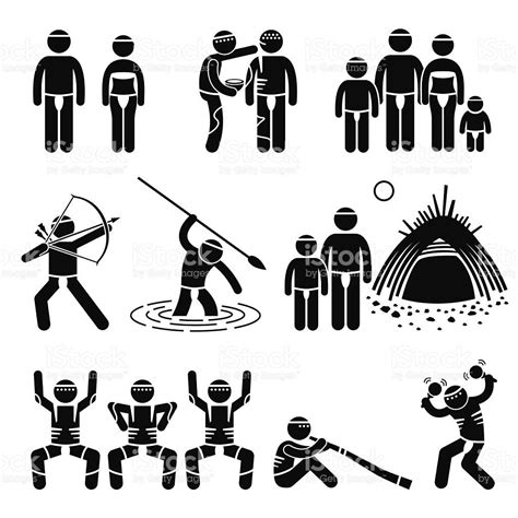 Indigenous Presence Icon: Symbols of Strength and Identity