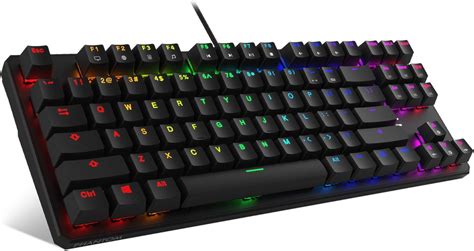 Tecware Phantom 87 Key Mechanical Keyboard, RGB led: Amazon.in: Electronics