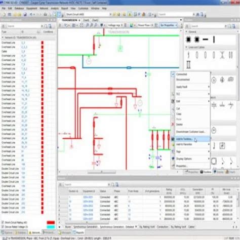 Image result for Cyme Power Flow GUI