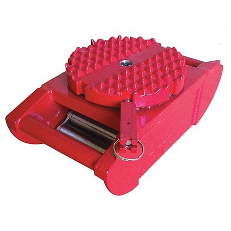 DAYTON, 30,000 lb Load Capacity, 4 3/4 in Deck Ht, Machine Roller ...