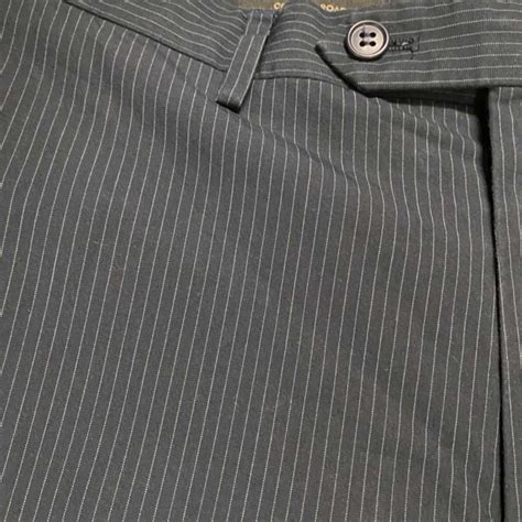 Country Road Pinstripe Pants Mens Size 34 Dress / Suit Grey / Navy Blue (s)