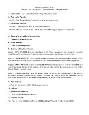 Resort Village of Elk Ridge August 15, 2023 at 3:00 p.m. Doc Template ...