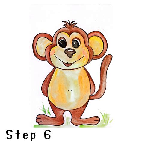 Image result for How to Draw a Simple Monkey