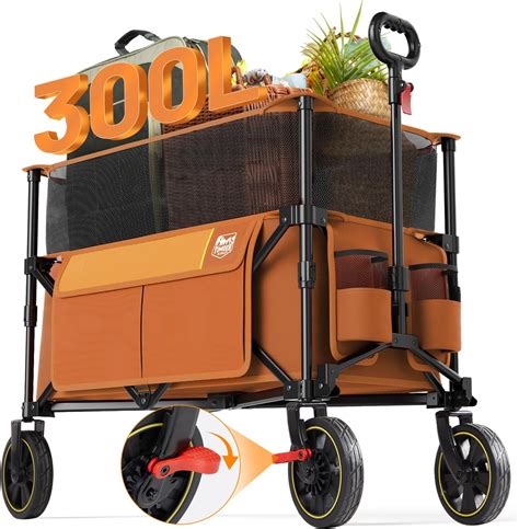 Amazon.com: TIMBER RIDGE 300L Extra Large Collapsible Folding Wagon ...