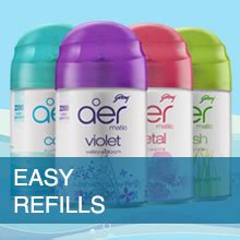 Godrej aer Matic, Automatic Aerosol Air Freshener Refill Pack - Cool ...