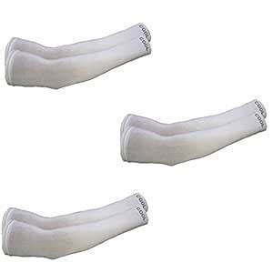 PinKit Unisex Fingerless Cotton Arm Sleeves, Protection Sleeves from ...