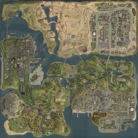 GTA: San Andreas Maps