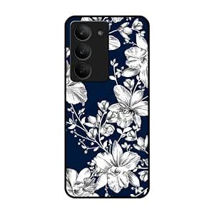 CassiPro White Flowera Multi Colours 2D Printed Premium Slim Fit Design ...