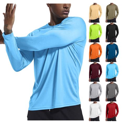 BRDFRL Beach Shirts for Men UPF 50 Long Sleeve Men Sun Protection Uv ...