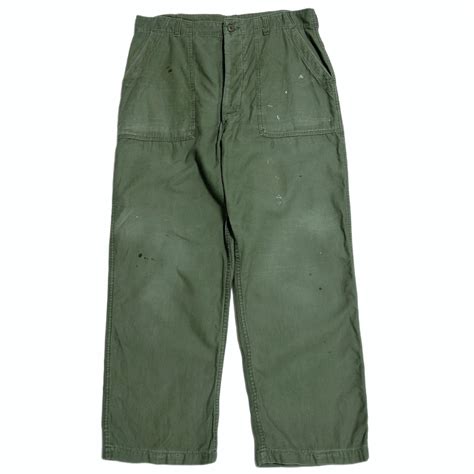 【W36.5】60s USARMY UTILITY TROUSERS ベイカーパンツ 1966 MP-477 | BACK IN THE DAYZ.