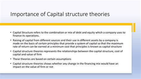 Image result for Net Operating Income Capital Structure