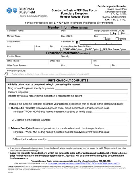 Formulary Exception Request Form - Fill Out, Sign & Share Online ...
