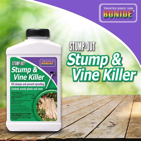 Stump and vine killer 8 oz kills vines stumps brush and woody plants ...