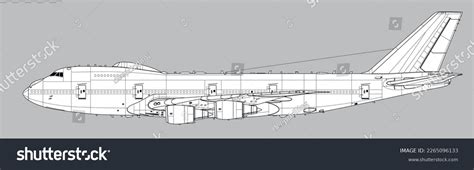 Image result for B 747 Model Side View