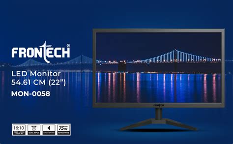 FRONTECH 22 Inch HD LED Monitor | Refresh Rate 60 Hz, 1680 X 1050 ...