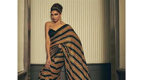 Deepika walks Cannes red carpet in Sabyasachi sari inspired by Royal ...