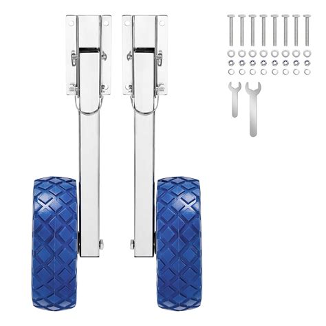 Buy OUKIDR Boat Launching Wheels, 10" Inflatable Boat Wheels with 300 ...