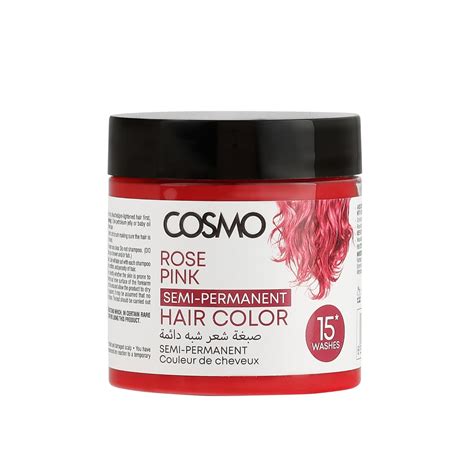 ROSE PINK SEMI PERMANENT HAIR COLOR CREAM 120G (COSMO SERIES)