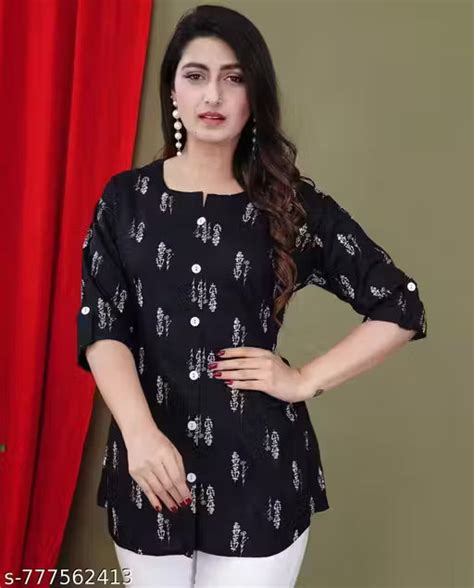 Shopia Kurti-Black – Shopia Store