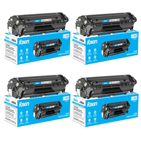 FTC 166A W1660A Toner Cartridges | HP 1008a, MFP 1188nw - Set of 4