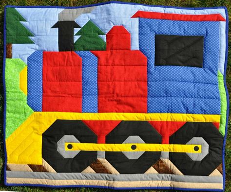 Train Quilt Pattern 的图像结果