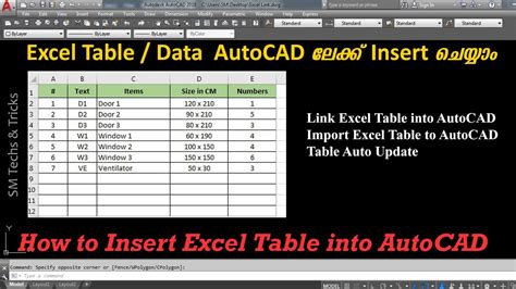 Image result for AutoCAD Excel