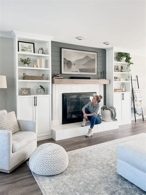 Diy Built In Bookshelves Around Fireplace at Randall Starkes blog