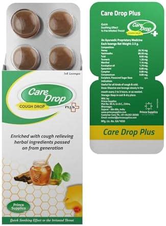 Buy Care Drop Plus Multi Herb Ayurvedic Lozenges I 80 Lozenges ...