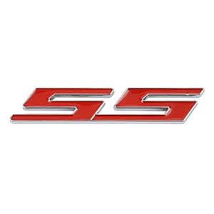 Camaro SS Emblem Sticker for All Cars, Metal (Red) : Amazon.in: Car ...