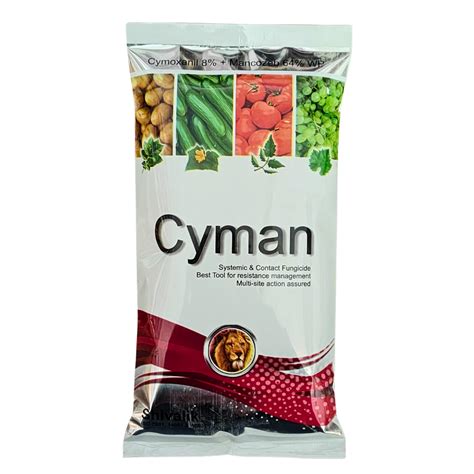 Cyman Cymoxanil 8% + Mancozeb 64% WP Fungicide | FarmMate.in